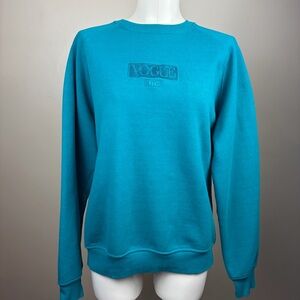 Vogue Kith Collab Teal Unisex Classic Crewneck Sweatshirt